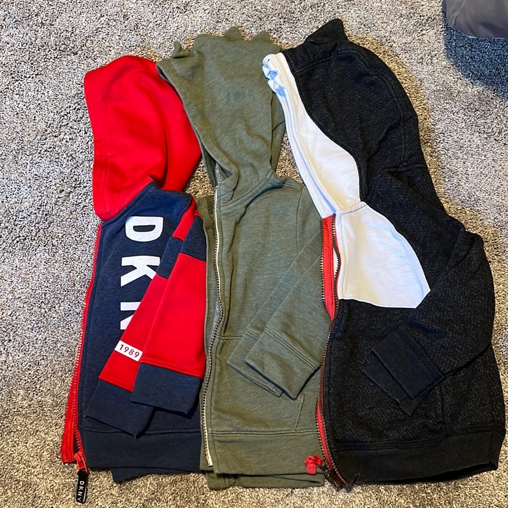 3T full zip sweatshirts (Bundle of 3)